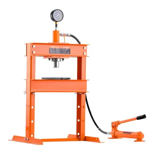 Hydraulinen työpajaprässi, 770x596x1770 mm, Säädettävä, Teräs Aito