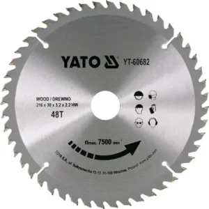 YATO VISITING TARGET -saha 216 x 30mm 48-TEET 60682 Alkuperäinen