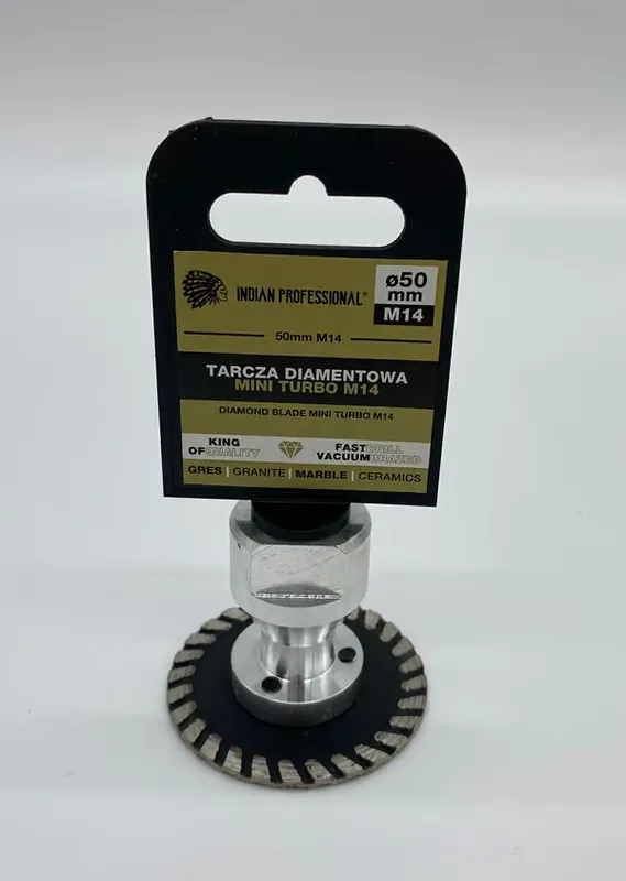 Uusi Kokoelma TIMANTTIPIIRTOLAIKKA 50 mm M14 MINI TURBO / INDIAN PROFESSIONAL