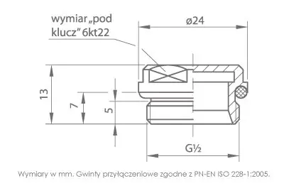 1/2” patterin sokkotulppa, nikkelöity messinki Tilaa Nyt