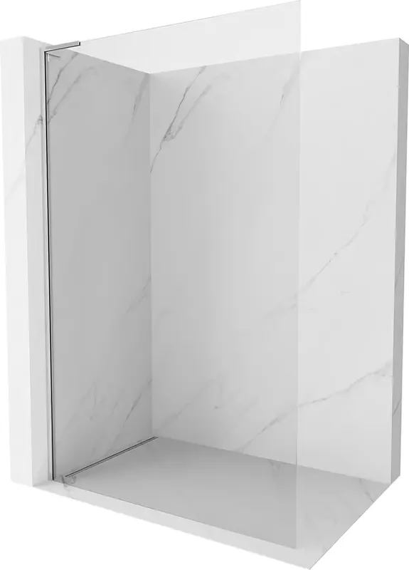 Mexen Kioto-X L Suihkuseinä Walk-in 60 x 200 cm, kirkas 10 mm, kromi - 800-060-107-01-00-X Edullinen Hinta