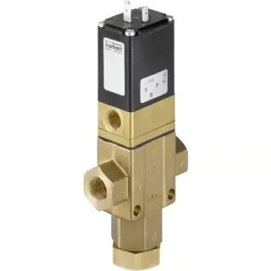 Aito Bürkert Servoventtiili 357604 6430 230 V/AC G 1/4 pistorasia Nimellismitta 65 mm Pois-asento suljettu 1 kpl