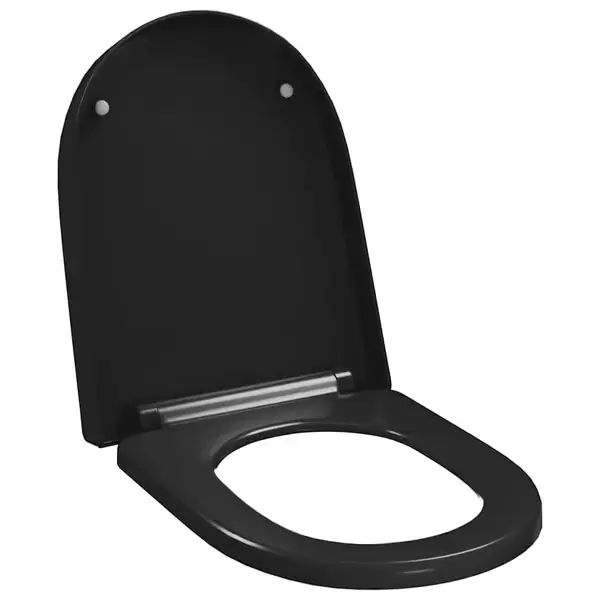 Paras Hinta vidaXL WC-istuin, pehmeästi sulkeutuva, pikalukitus, musta