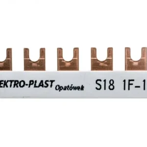 Heti Saatavilla Liitäntäkisko 1P 80A 16mm2 haarukka (18 moduulia) 1F S18 1F-10 45.181