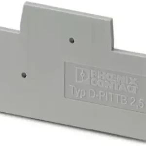 Suosittu Phoenix Contact D-PTTB 2.5, Liitinlohkon kansi, 50 kpl, harmaa, 2.2 mm, 68 mm, 39.6 mm