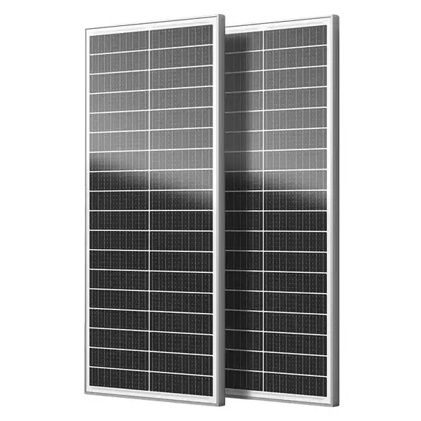 Ajankohtainen Aurinkopaneeli, 100W Teho, Kestävä Monikiteinen Piili,100W x 2