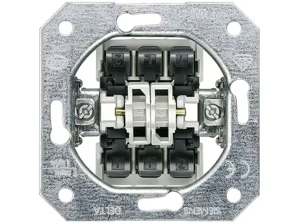 Suosittu Siemens 5TA2118-0KK, Painikekytkin, Metalli, Monivärinen, IP20, DIN-kisko, 10 A