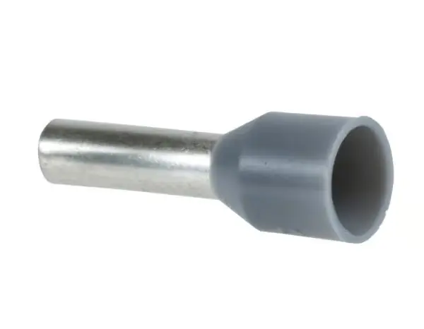 Bestseller Schneider Electric DZ5CE007L6D, Päätyholkki, Suora, Harmaa, Kupari, Muovi, 0,75 mm², REACh, RoHS