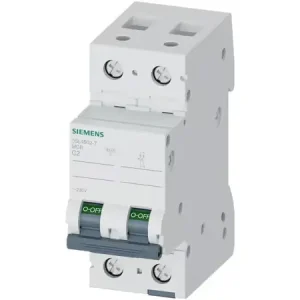 Siemens 5SL45027 5SL4502-7 Ledningssikkerikkerhedsafbryder 2 A 230 V Ilmainen Palautus