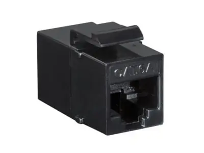 LogiLink NK4014, Litteä, Musta, RJ-45, RJ-45, Naarasliitin, Naarasliitin, Naarasliitin Tarjous