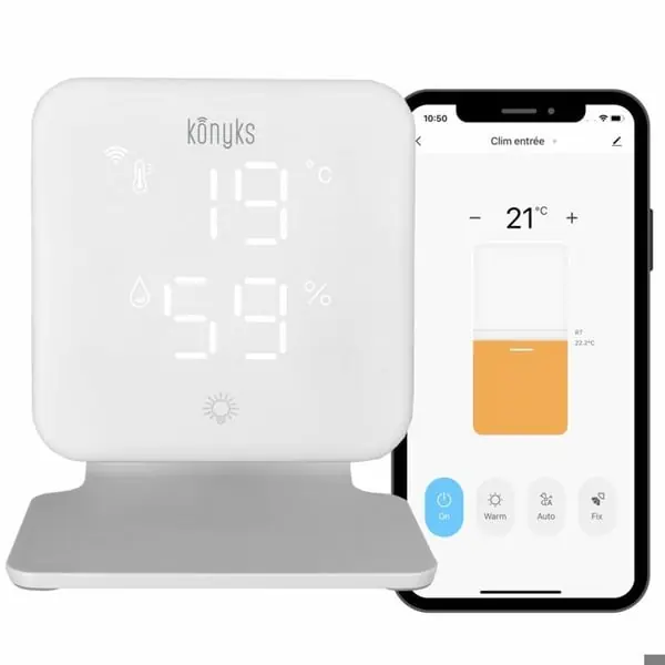 Uutuus Wi-Fi-termostaatti lämpöpumpuille ja ilmastointilaitteille