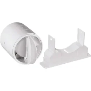 Wallair N40819 Kontraklap Passer til rørdiameter 10 cm Hvid Tukkuhinta