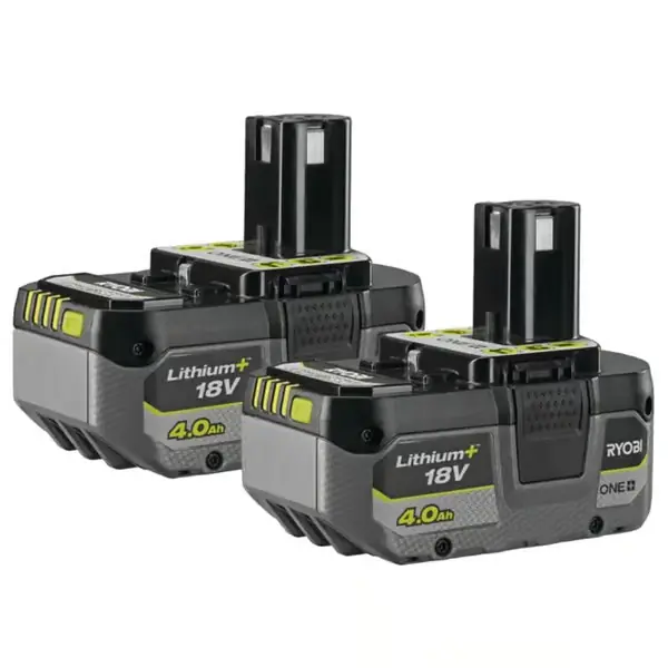 201805 RYOBI 2 akumulaattoria 4.0Ah Lithium+ 18V ONE+ RB1840X2 Tarjous