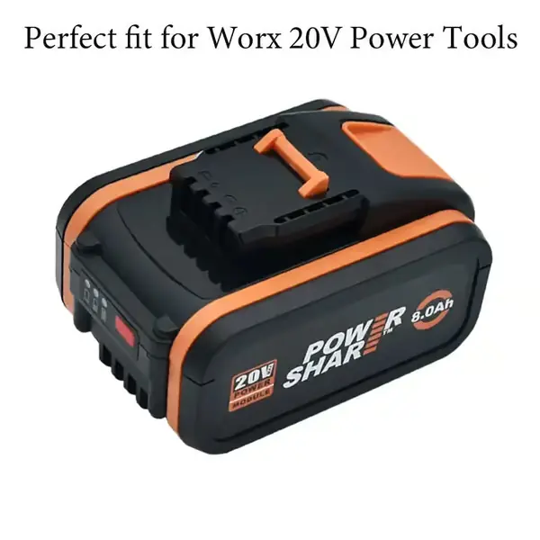 20V akku sähkötyökaluille - Li-ion 8,0Ah 8000mAh - Vara-akku - 2 kpl - Yhteensopiva 20V-järjestelmä - Toimitus Ranskasta Paras Hinta