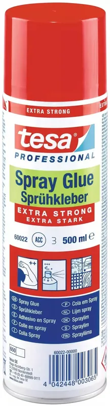 Vain Tänään TESA Spray Glue 500ml Extra Strong