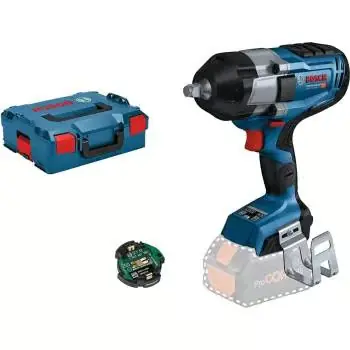 Bosch GDS 18V-1000 C Professional 18V akkuiskumutterinväännin 1/2" 1000 Nm, L-BOXX 136, Bluetooth Nopea Toimitus
