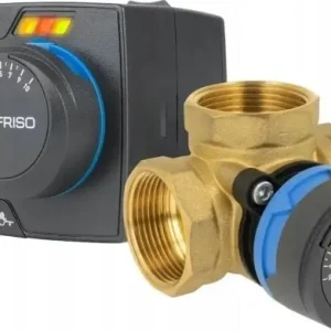 Afriso Pyörivä 3-tie sekoitusventtiili ARV 385 Vario ProClick + ARM 343 ProClick, DN32, Rp1 1/4", Kvs 7.5-19 Lähetetään Heti