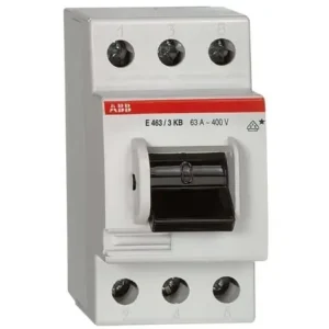 ABB E463/3KB, Vipukytkin, 3P, Valkoinen, 250 V, 80 A, 10000 A Edullinen Hinta