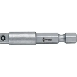 Wera 05050205001, Kuusikulmainen varsi, 25,4 / 4 mm (1 / 4"), Kuusikulmainen varsi, 6,35 mm (0.25"), 1 kpl, 50 mm Kausialennus