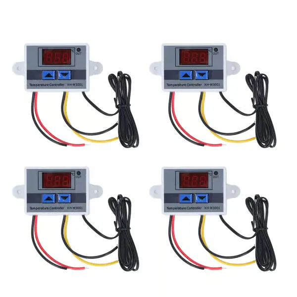 4 kpl lämpötilansäädin digitaalinen näyttö lämpötilansäädin -50℃ - 110℃ 110-220V 1500W Alennettu Hinta