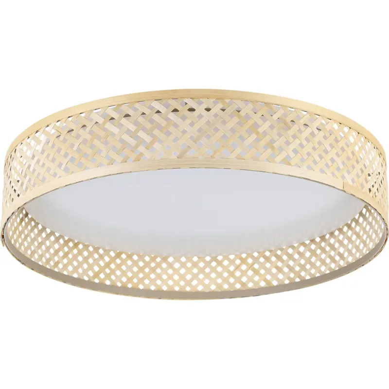 Aito Plafondi EGLO Luppineria led 24W 38cm valkoinen/puu
