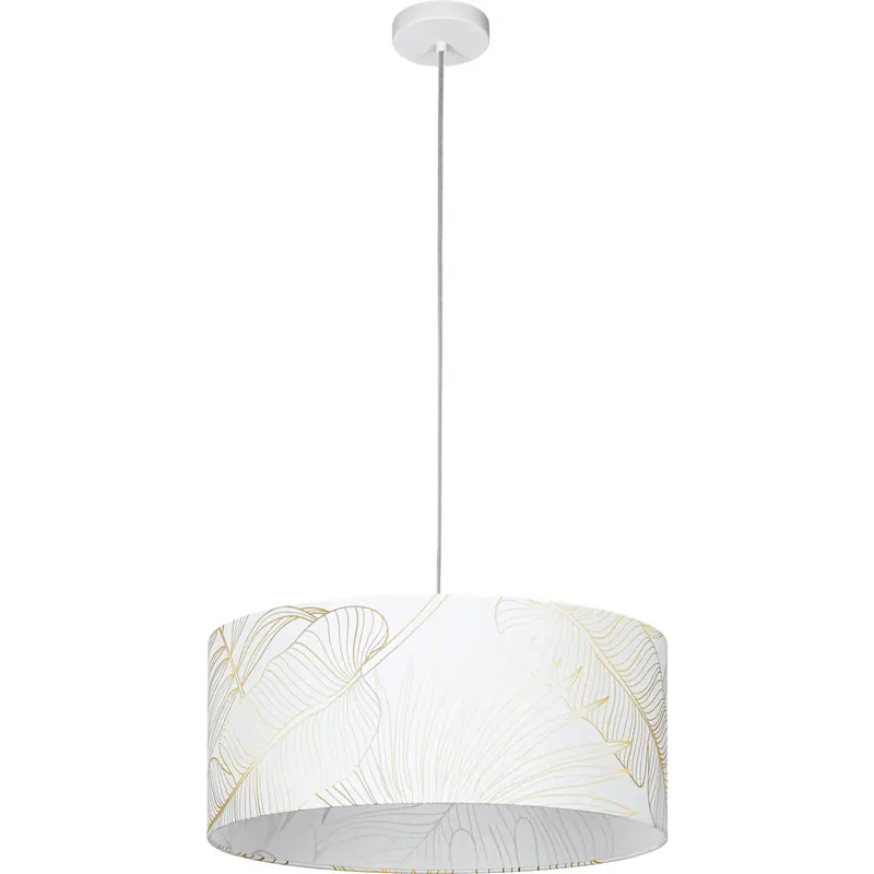 Alennettu Hinta Riippuvalaisin EGLO Bucamaranga 40W Ø53cm valkoinen/kulta
