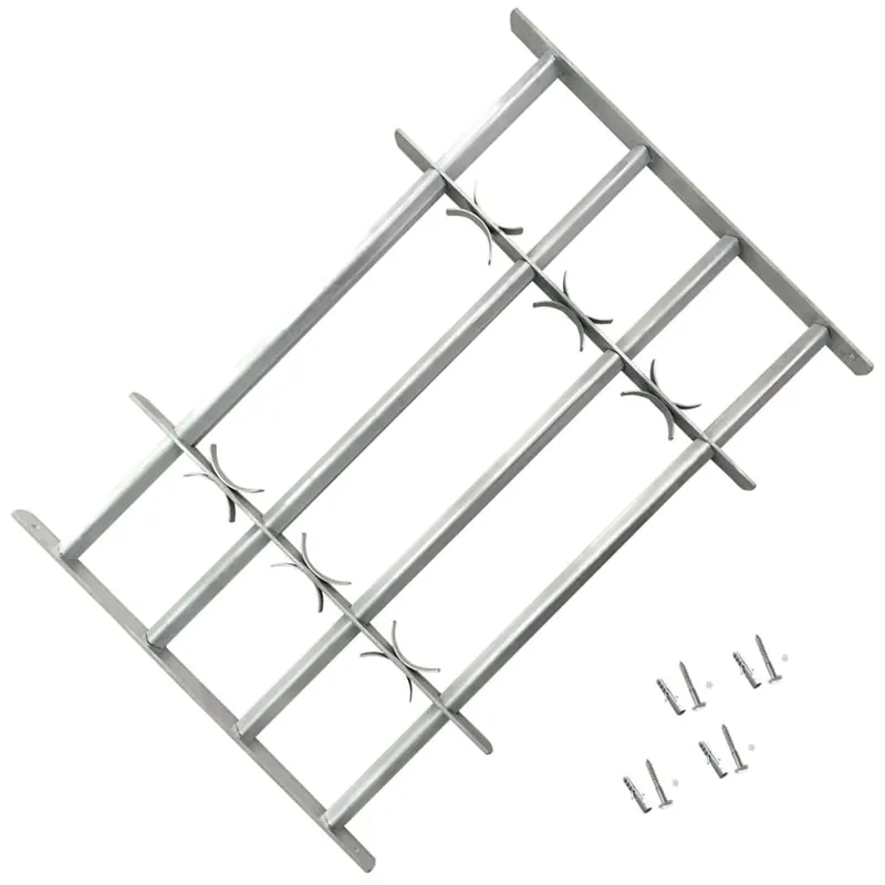 Säädettävä ikkunan turvaristikko 4 llä poikkitangolla 700-1050 mm Viikonlopputarjous