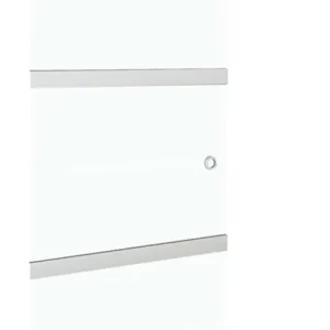 Aito Liukuovi soft-stopeilla ESG-lasi ja alumiini 76x205 cm