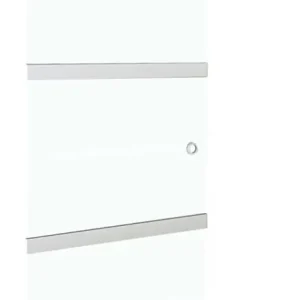 Liukuovi ESG-lasi ja alumiini 90x205 cm hopea Edullinen Hinta