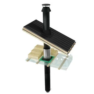 Aito Valmispiippu Härmä Air Siro Prime Ø175mm, takkaan
