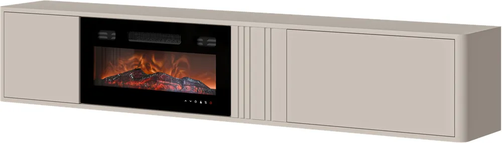TV-taso + takka Nomla Philippe 190, beige Uusi Malli