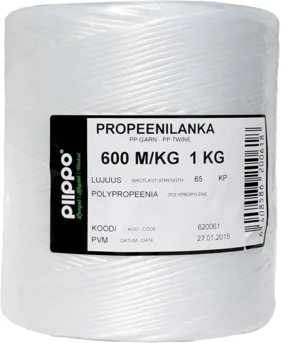 Päivän Tarjous Propeenilanka Piippo 600m 1kg