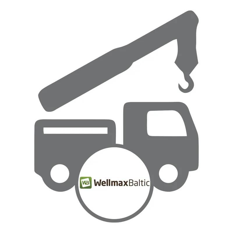 Asiakkaiden Suosikki Wellmax-kuorman purku nosturilla