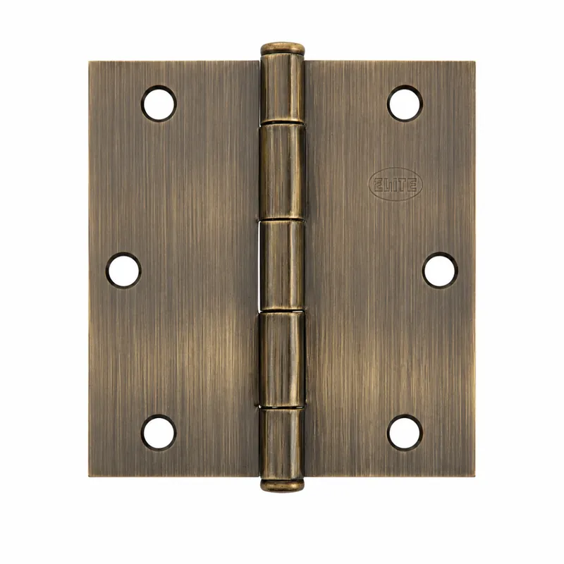 Alennettu Antiikkipatinoitu sokkasarana 89x89x1.8mm, lakattu